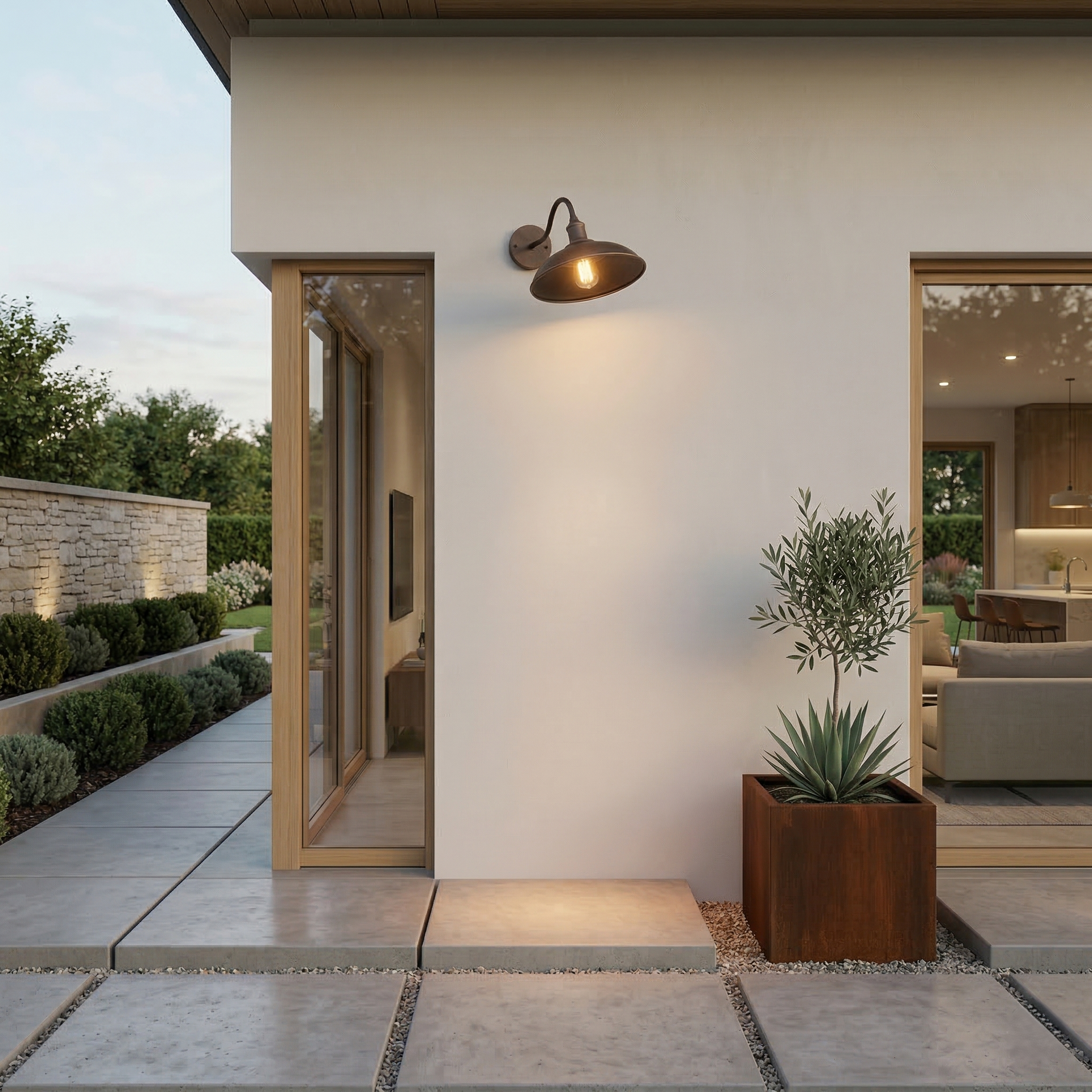 Velric – Lampă de perete exterioară cu design vintage
