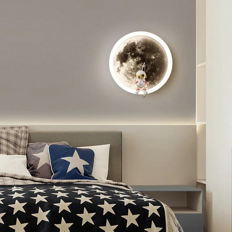 Velmir - LED Wandlamp Maan Astronaut