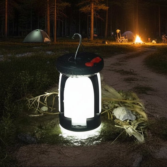 Solvyr - Modern Cylindrical Solar LED Camping Lantern