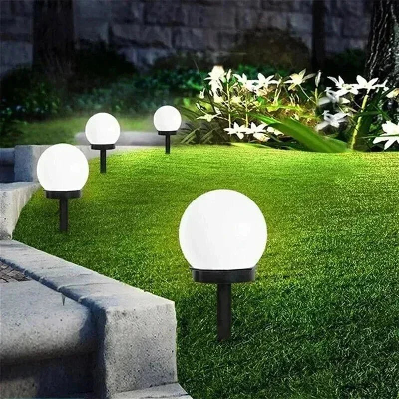 Solvieran – Modern Globe Solar LED Garden Lamp Stake