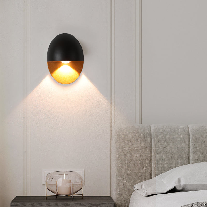 Velaron – Modern Oval LED Outdoor Wall Lamp