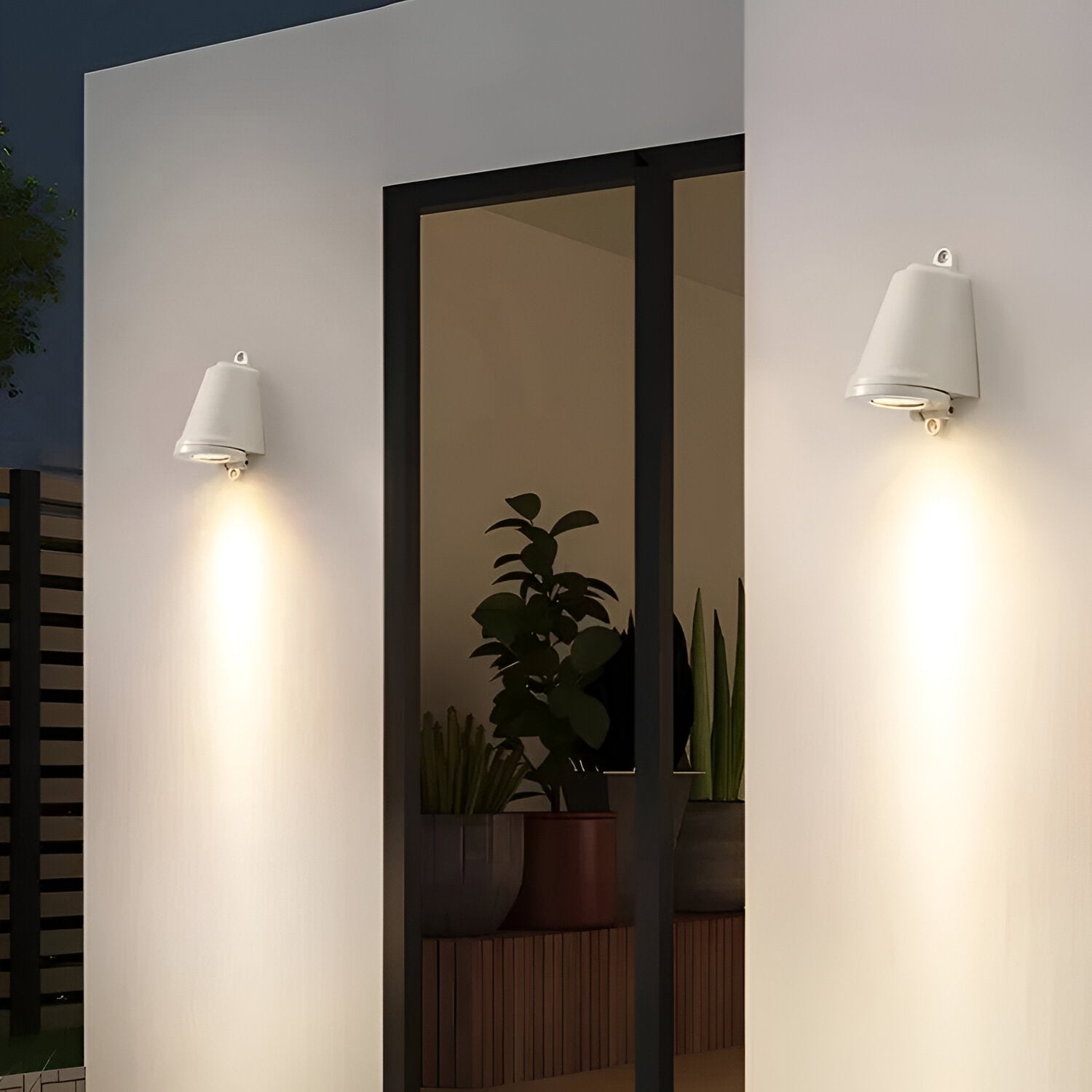 Aureva - Minimalistische LED Buiten Wandlamp