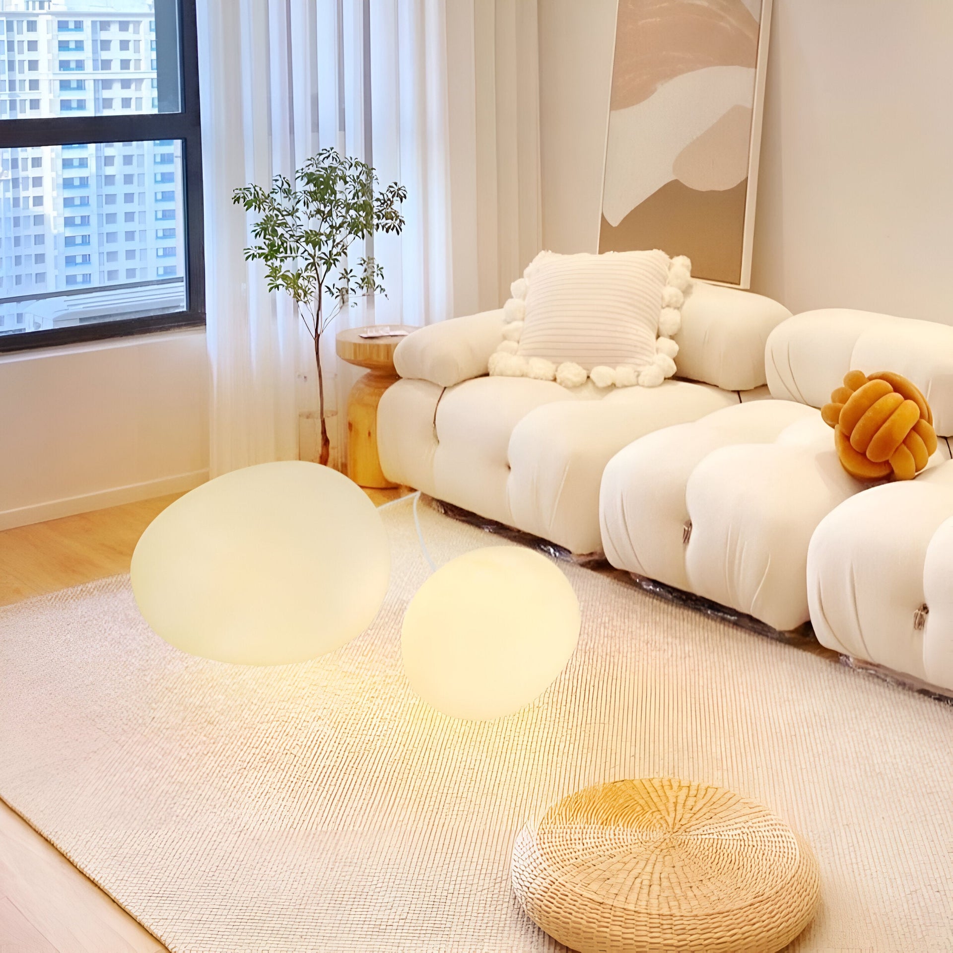 Orvella - Ronde Metalen Tafellamp in Scandinavisch Design