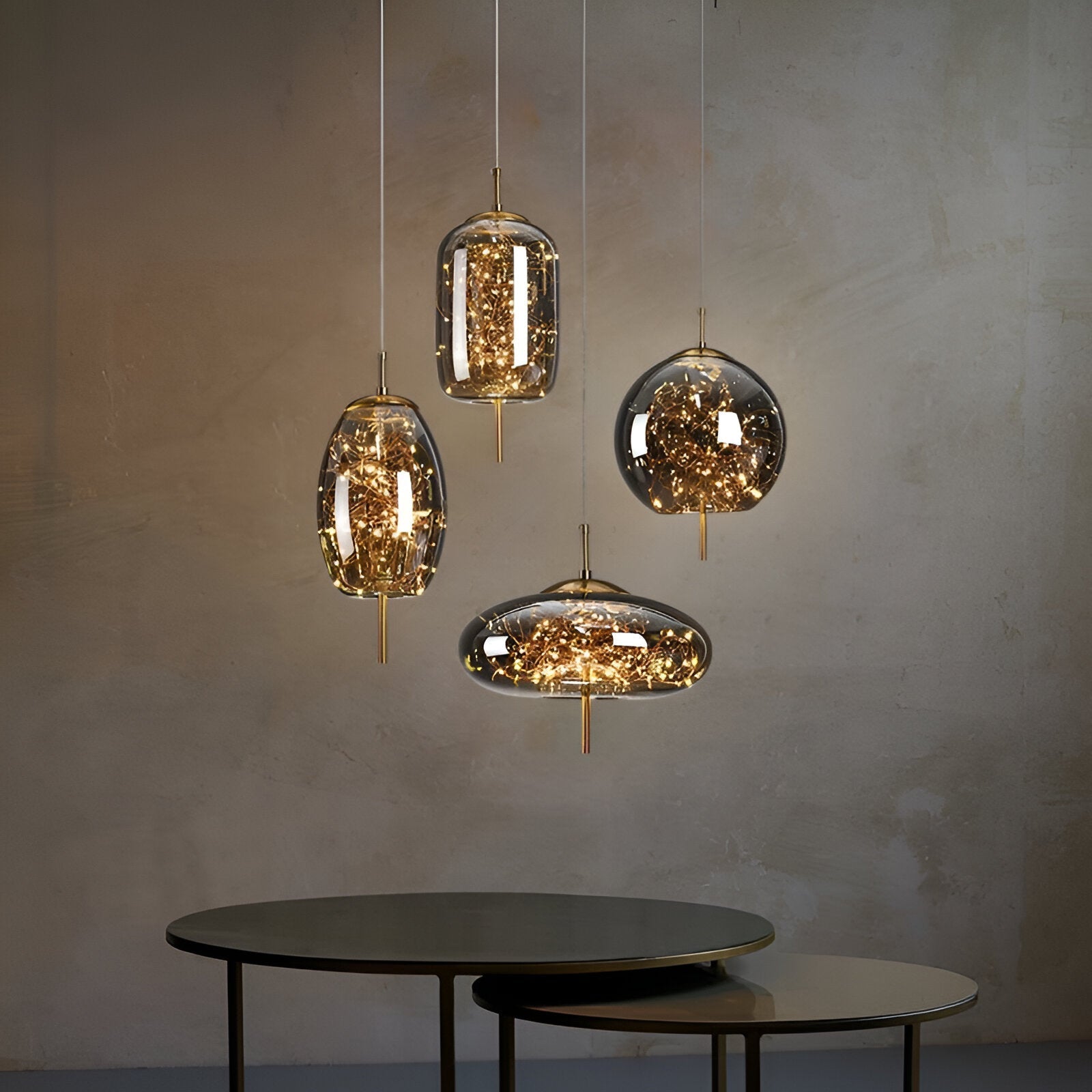 Aureth - Glazen Nordic Luxe Hanglamp