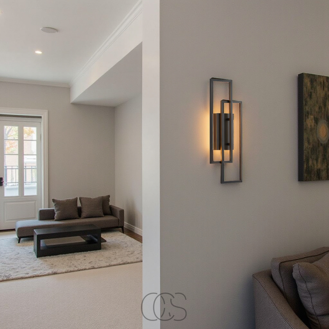 Ocireon - Rectangular Geometric LED Wall Lamp