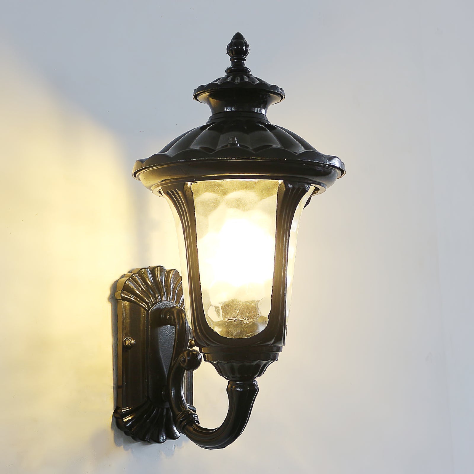 Verenia - Waterdichte Retro Buiten Wandlamp Matglas