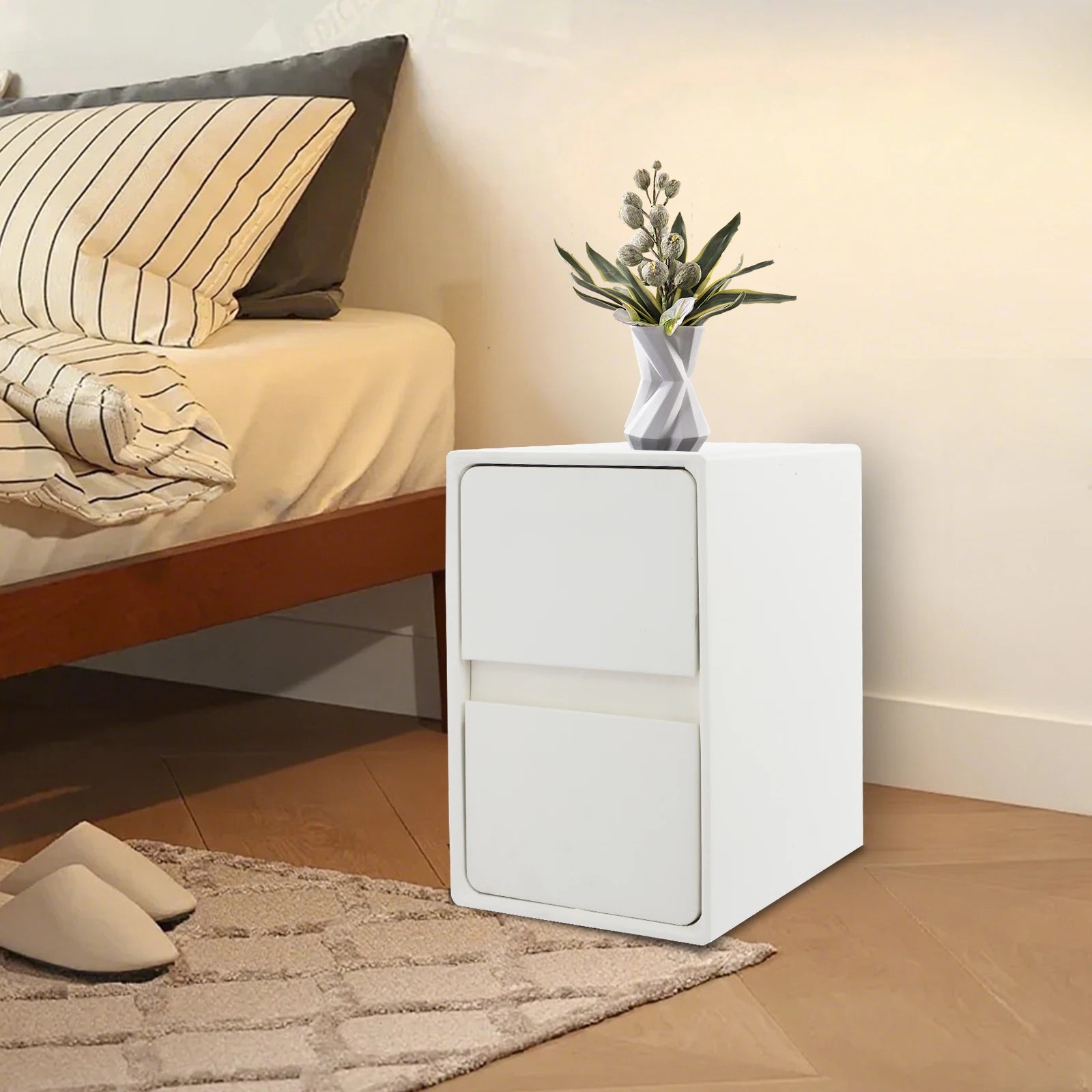 Selvano – Noptieră mică cu 2 sertare