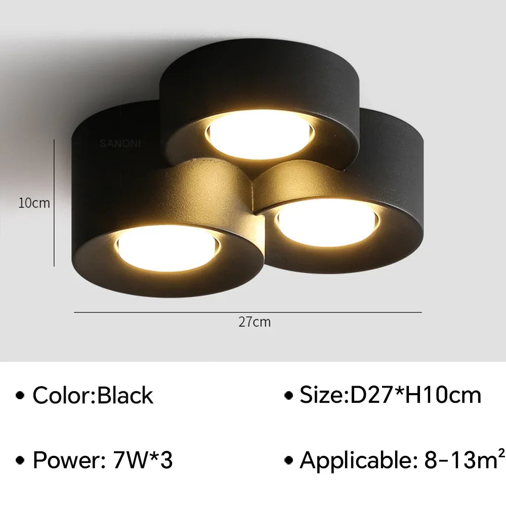 Birelio – Moderne LED Plafondlamp Cilinder Spotlight