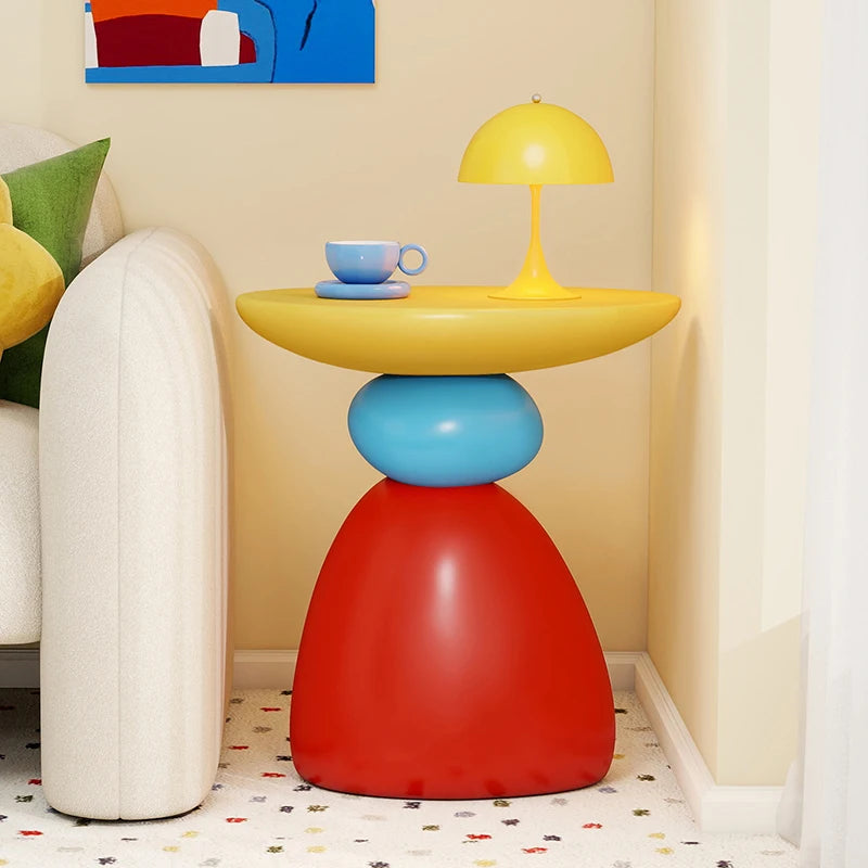 Orvania – Tavolino Decorativo con Pietre Colorate 55 Cm