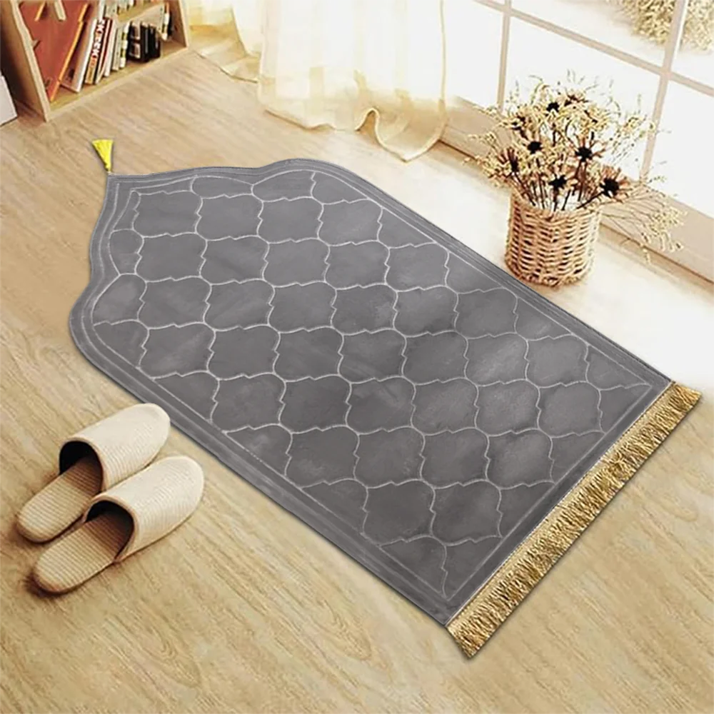 Zareen - Dikke Gebedsmat Antislip Zachte Flanel Mat