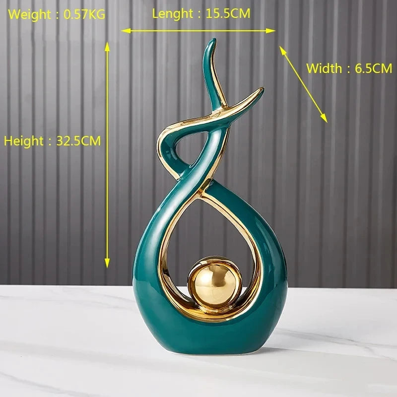 Norviq - Figura Decorativa Cerámica Escandinava