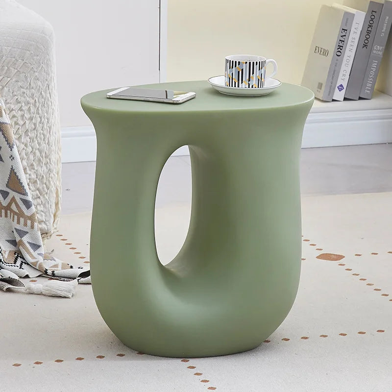 Valerienne - Nordic U-Shaped Side Table Compact and Portable