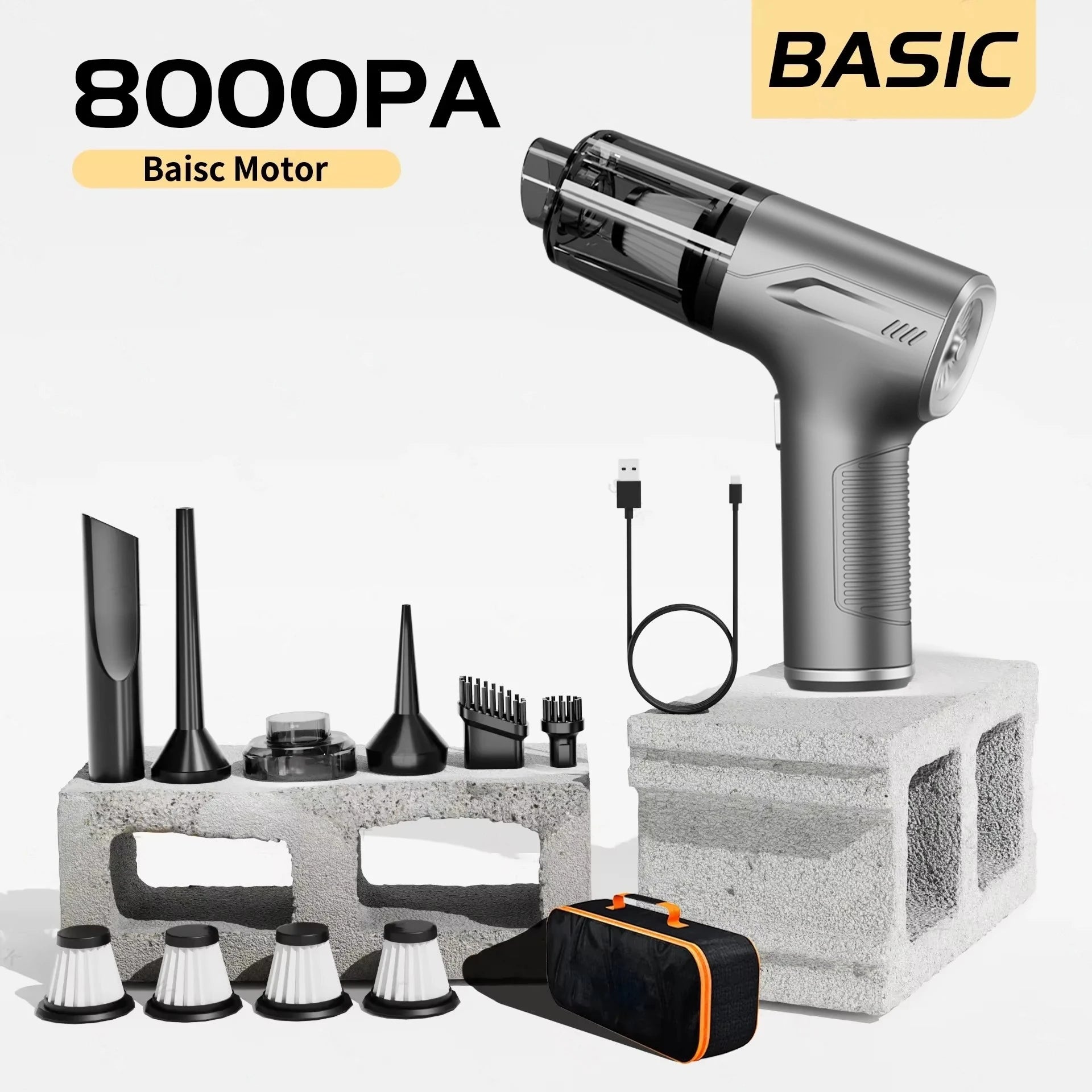 Valtaro – Výkonný bezdrôtový ručný vysávač na auto a domov