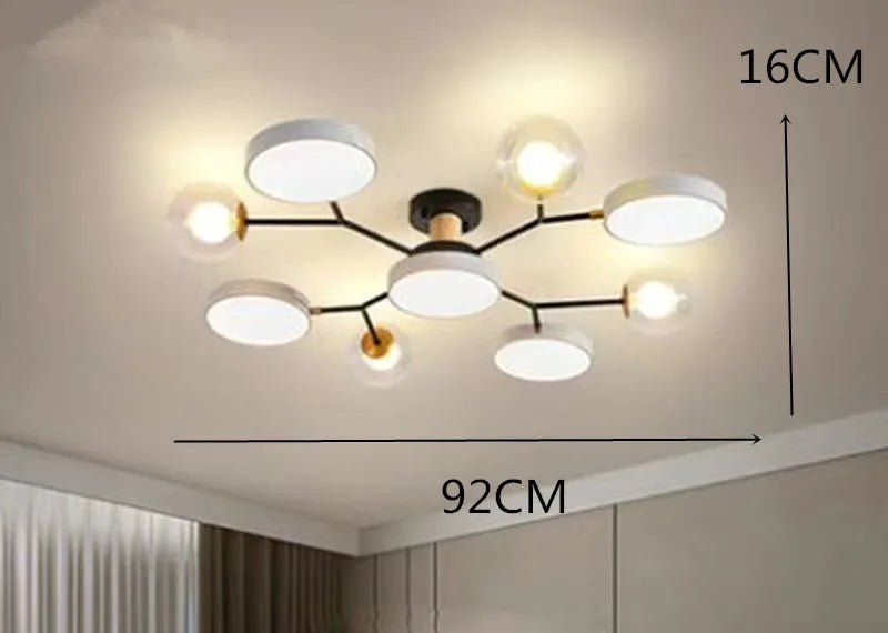 Elvirox - Plafonnier LED Moderne Tri Couleur