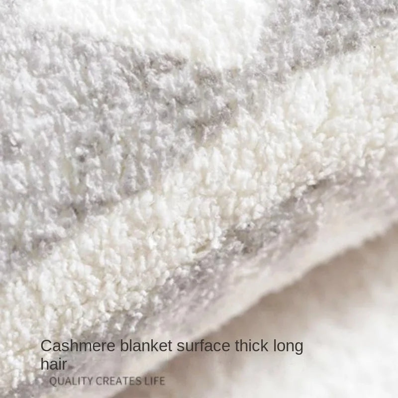 Cyralora - Japanse Stijl Onregelmatig Pluche Vloerkleed Antislip