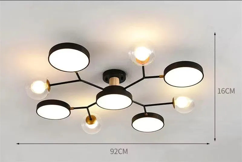Elvirox - Plafonnier LED Moderne Tri Couleur
