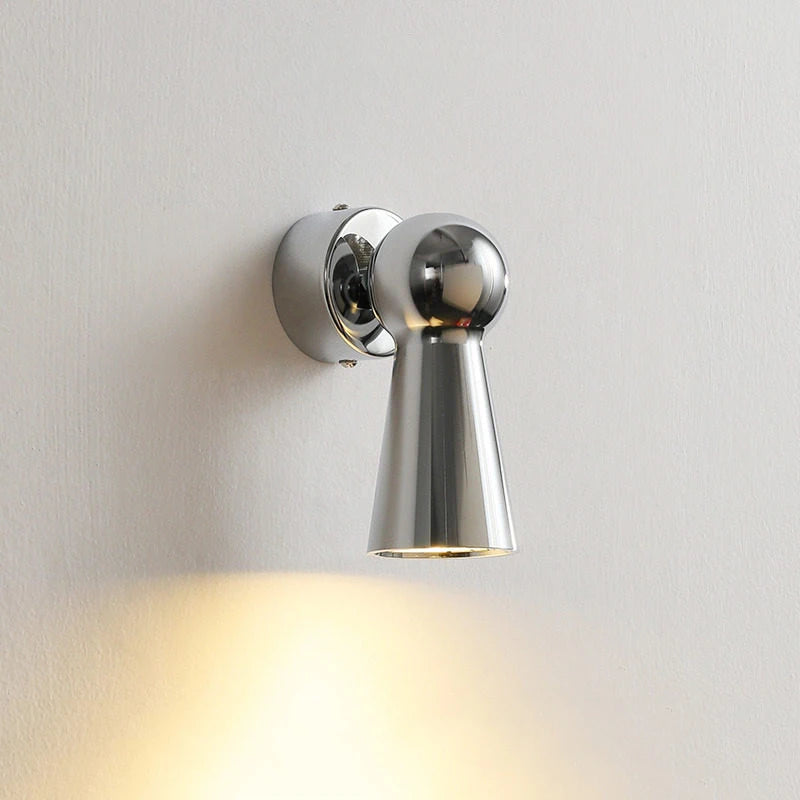 Varelle – Nordic Chrome Metal Adjustable Wall Lamp LED