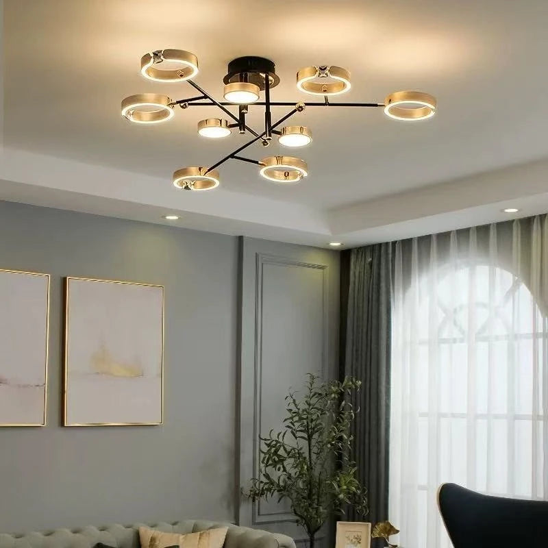 Valnero – Modern Round Metal LED Pendant Lamp