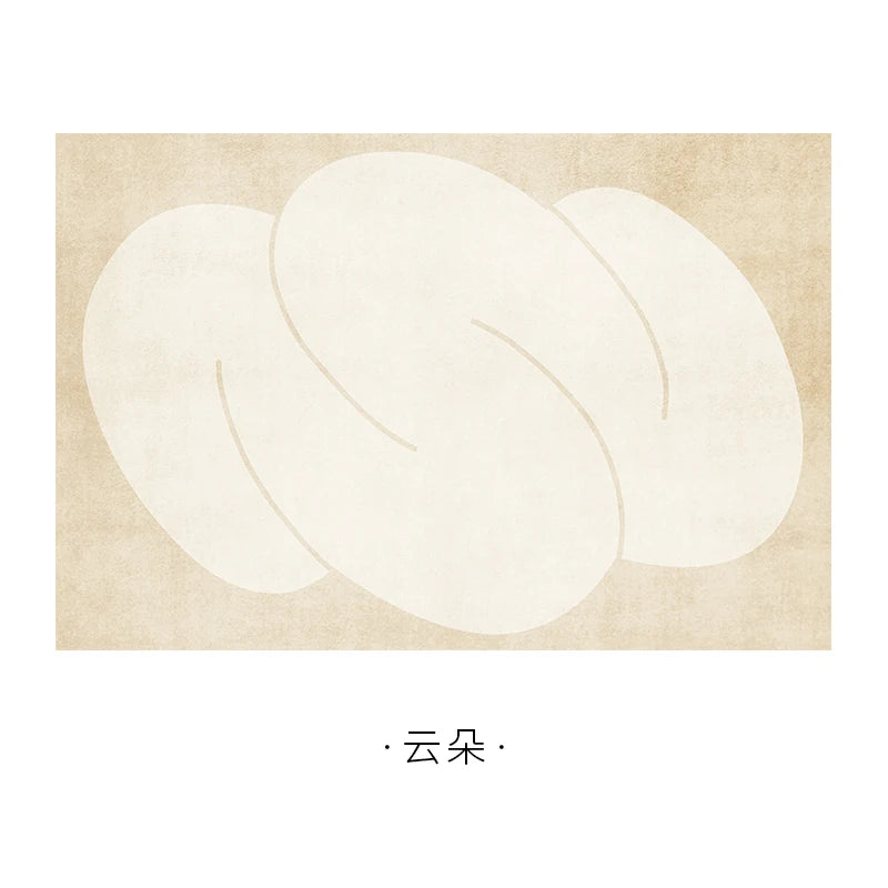 Calen - Japans Minimalistisch Zacht Vloerkleed Antislip Hoogpolig Tapijt Woon- en Slaapkamer