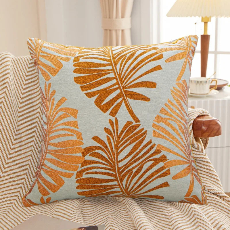 Palmira - Palmboom Linnen Kussenhoes 45x45cm