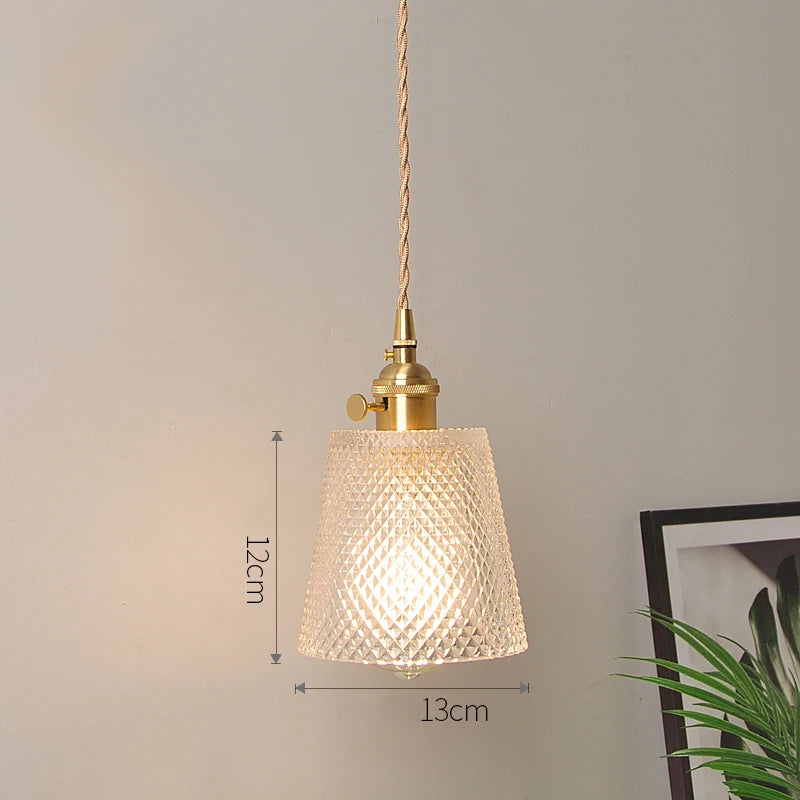 Alvara - Vintage Nordic Glass Pendant Lamp