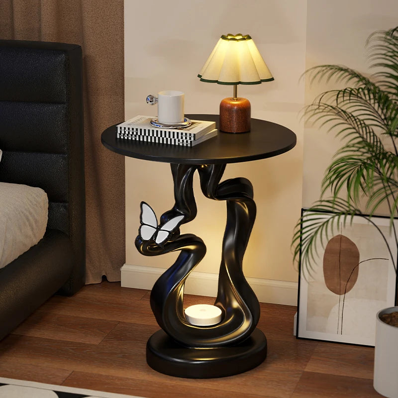 Florentian - Tavolino Laterale Design Vlinder Stile Antico Francese