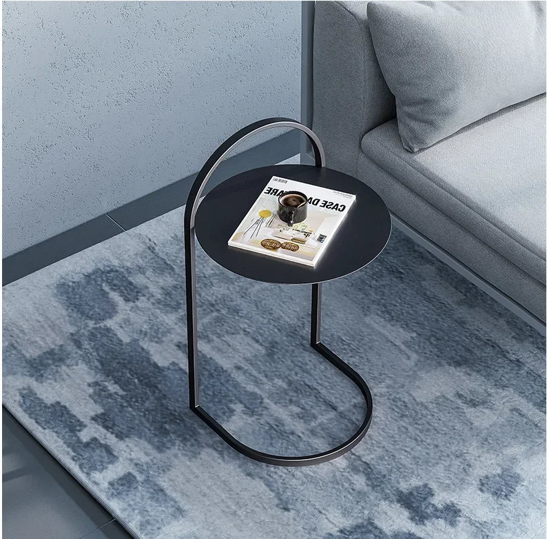 Marveillo - Ronde Gouden IJzeren Bijzettafel Nordic Design