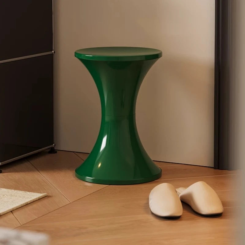 Floratheia - Nordic Kunststof Bijzettafel met Dik Zandloperdesign