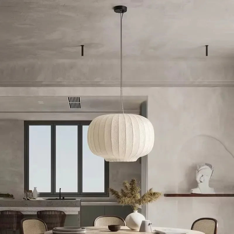 Aetheris - Deense Zijde Hanglamp in Trapvorm