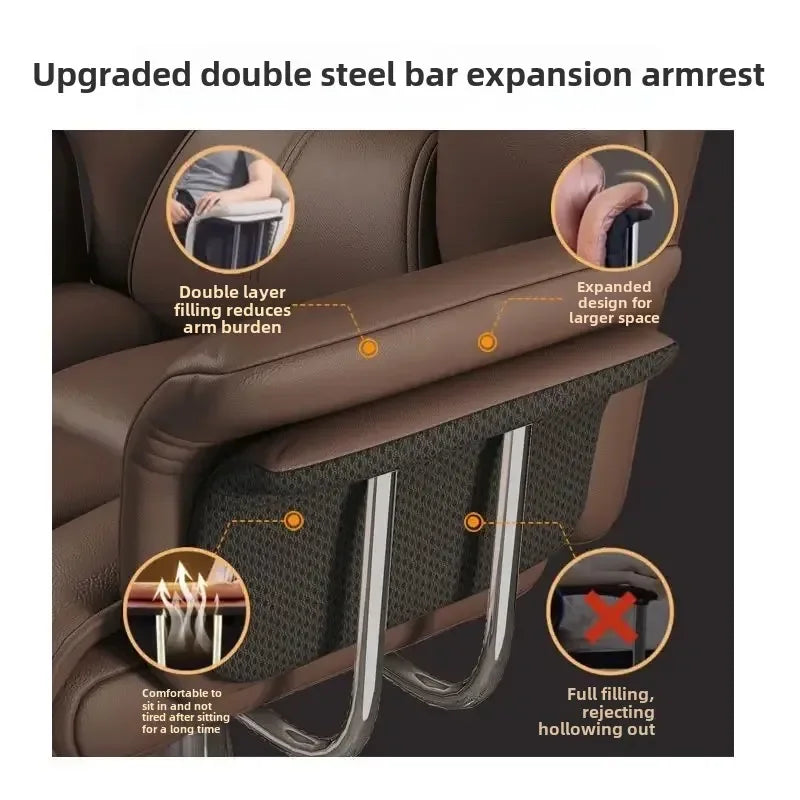 Marcellis - Chaise de bureau réglable pivotante pour télétravail et chambre d'étude