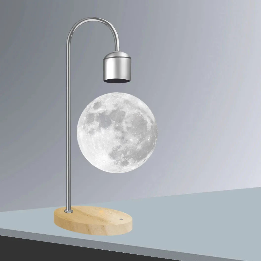 Sylthera - LED Maanlamp met Magnetische Levitatie en Draadloos Opladen