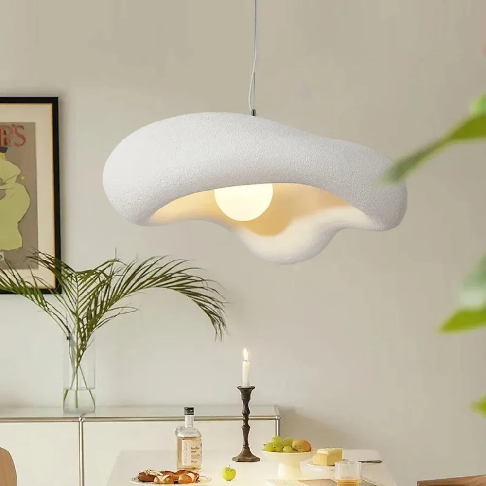 Melistara - Lampada a sospensione LED Wabi Sabi Nordica per camera da letto, tavolo da pranzo e caffè