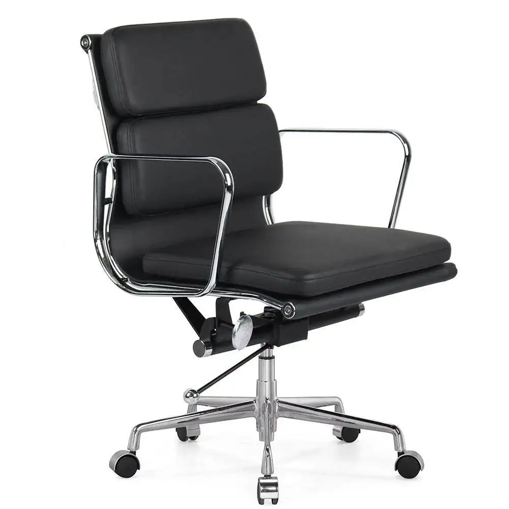 Dione - Ergonomische Bureaustoel in Eames Stijl met Verstelbare Zitting en Draaifunctie