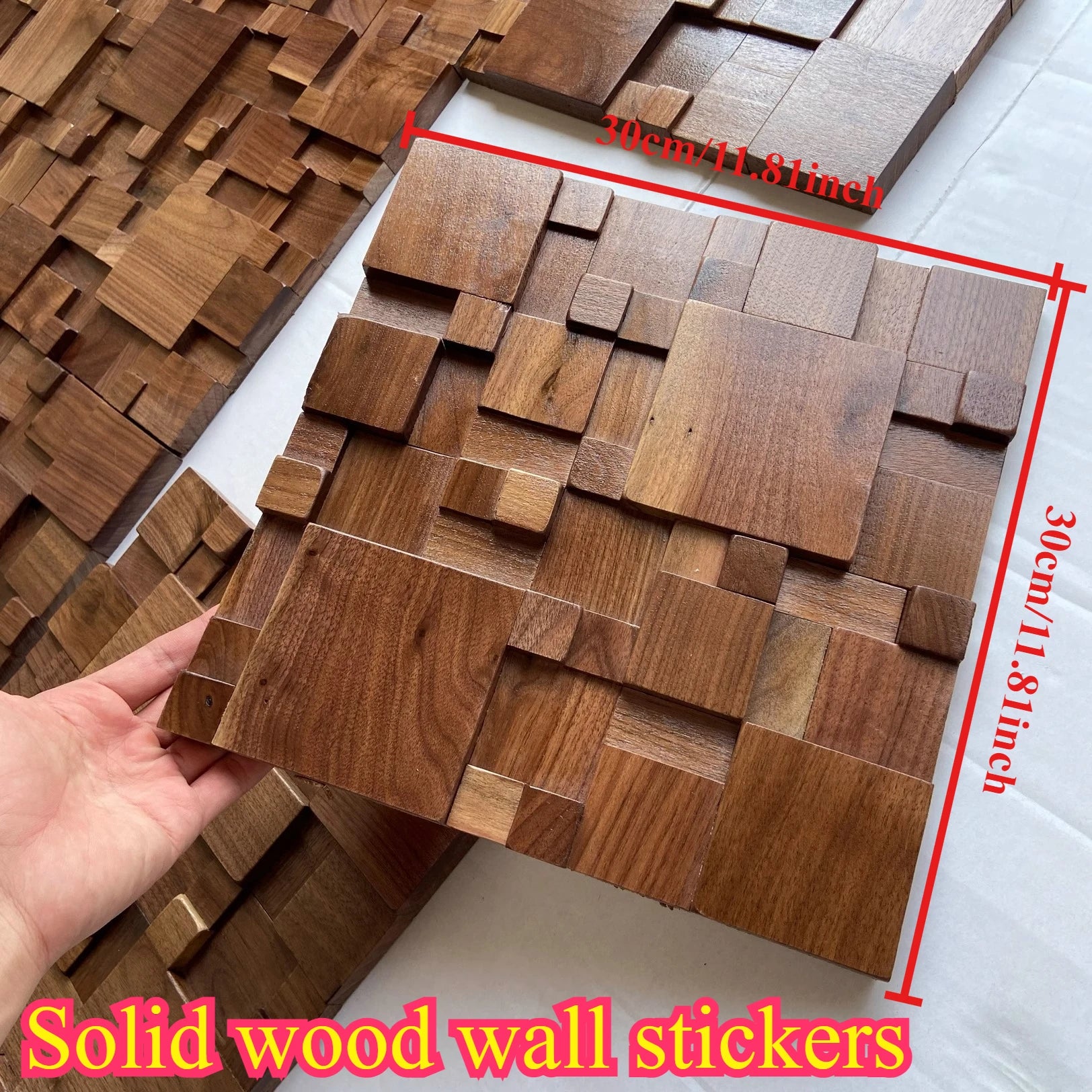 Elythra - Pannelli Murali Mosaico in Legno Massiccio e Decorazione Fonoassorbente