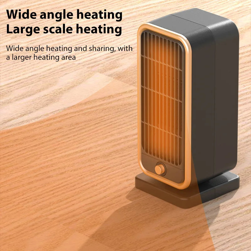 Isyra - Chauffage électrique portable PTC 500W avec ventilateur