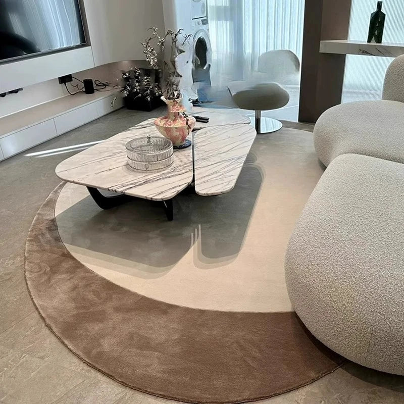 Domivara - Modern Onregelmatig Dik Pluche Vloerkleed voor Woonkamer Slaapkamer Lounge en Studeerkamer