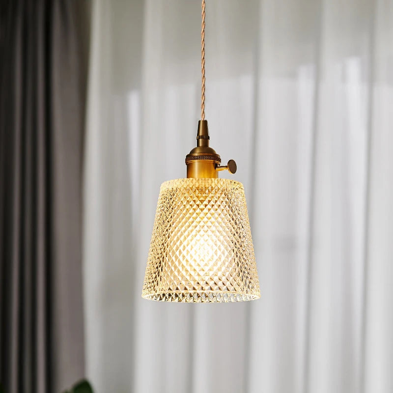 Alvara - Vintage Nordic Glass Pendant Lamp