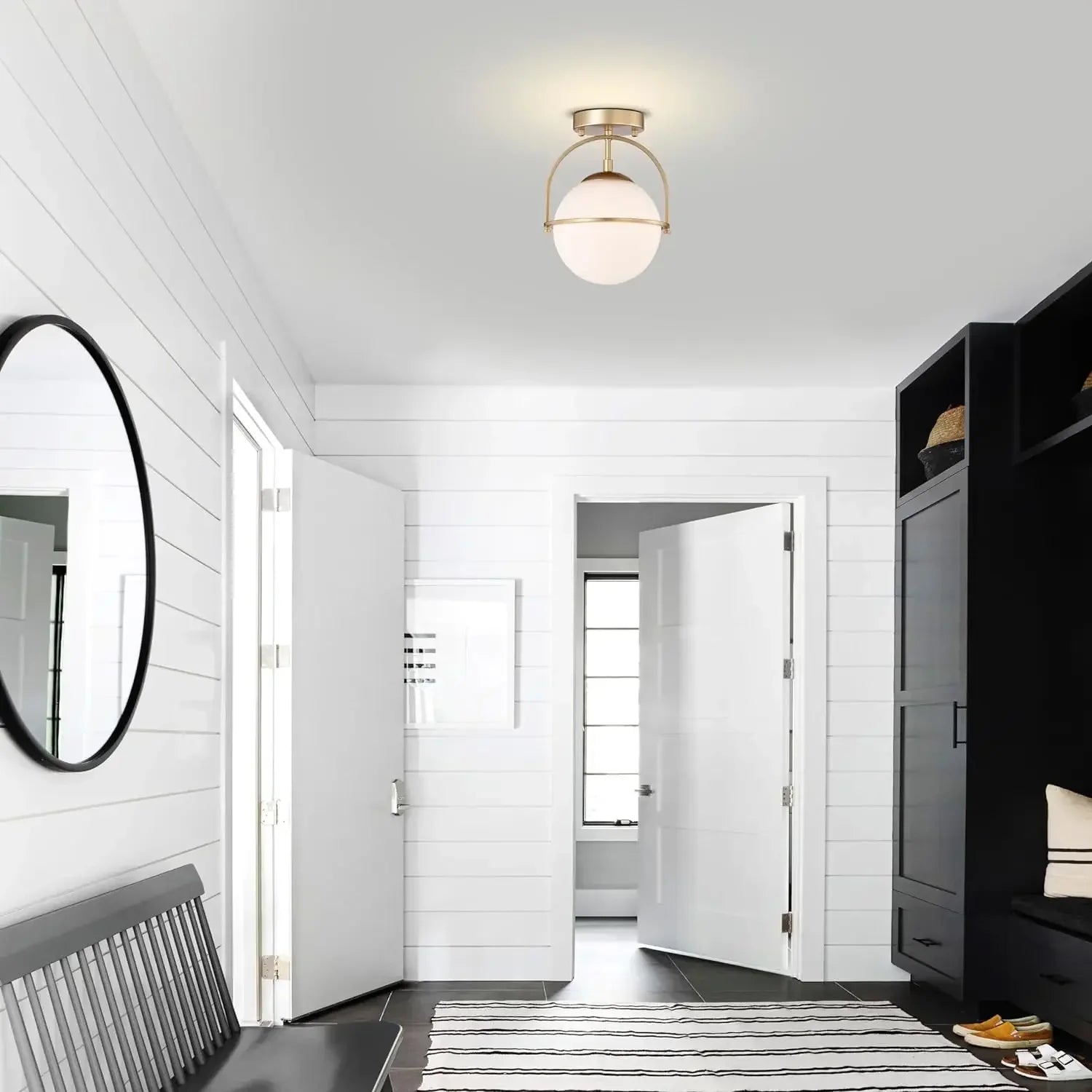 Corinna - Scandinavische Melkglas Plafondlamp