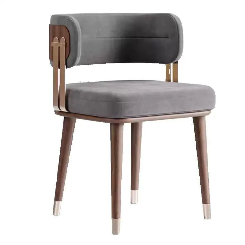 Avernae - Solid Wood Dining Chair Modern Backrest