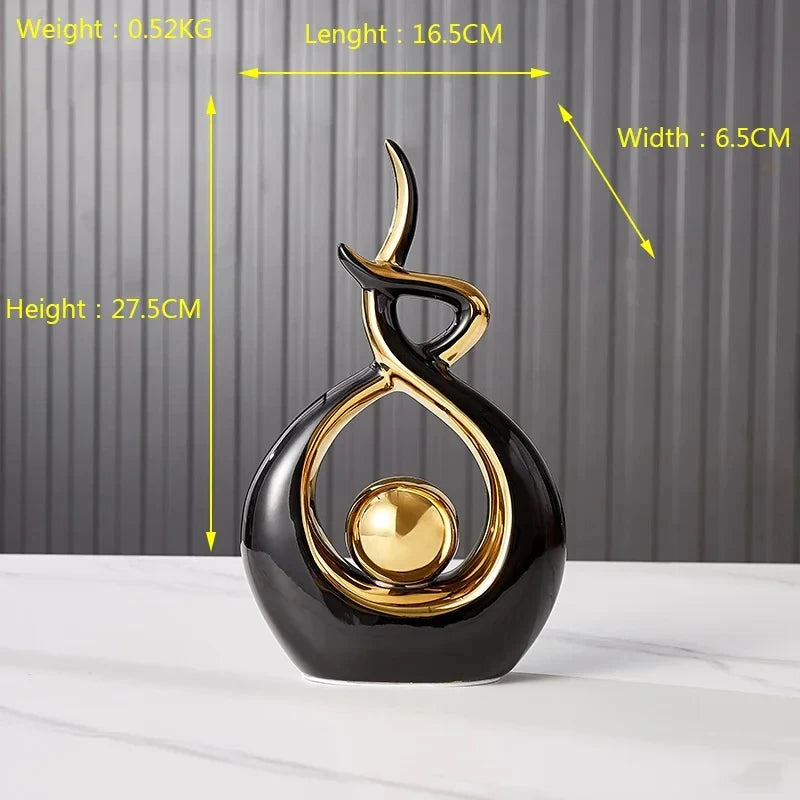 Norviq - Figura Decorativa Cerámica Escandinava