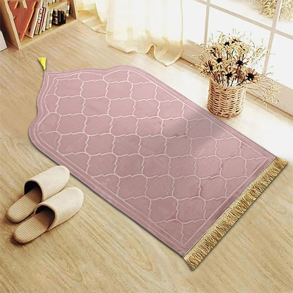Zareen - Dikke Gebedsmat Antislip Zachte Flanel Mat