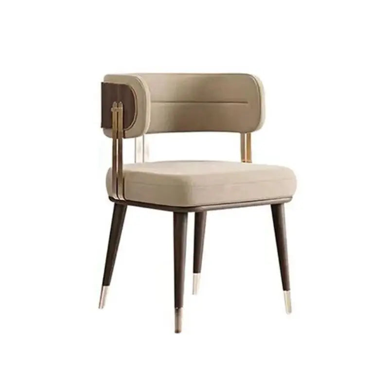 Avernae - Solid Wood Dining Chair Modern Backrest
