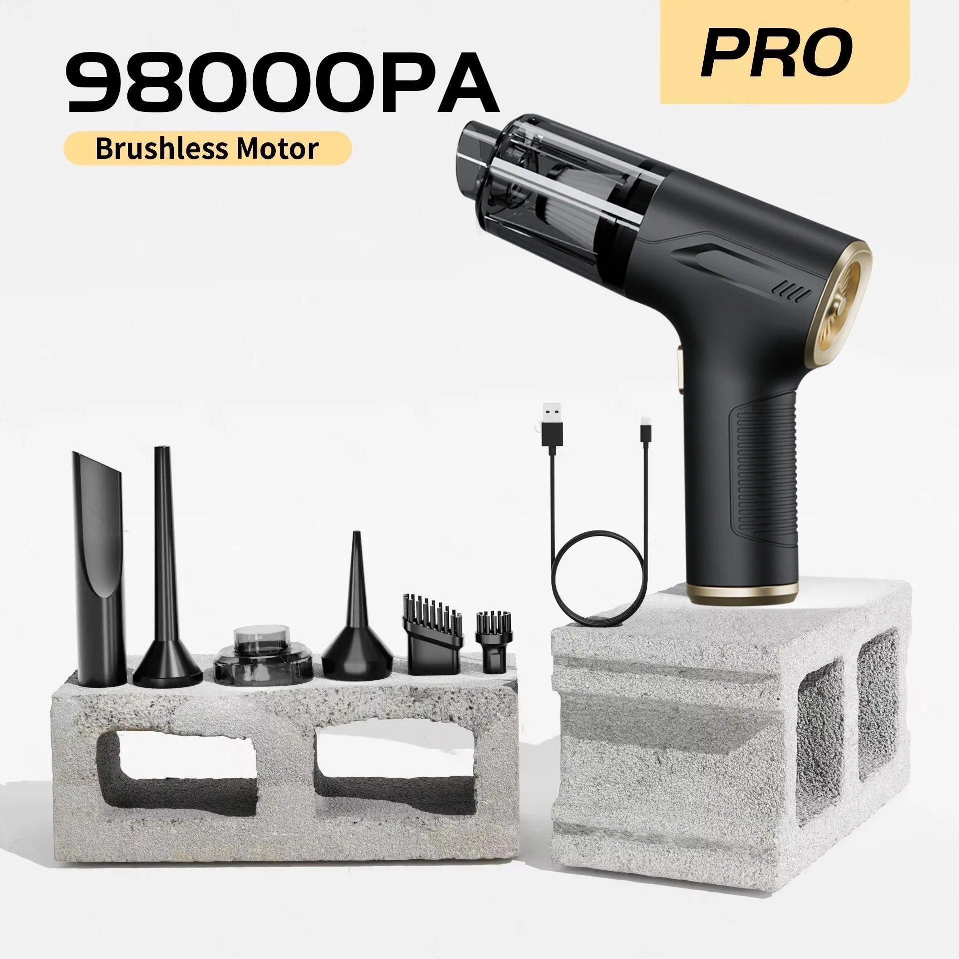 Valtaro – Výkonný bezdrôtový ručný vysávač na auto a domov