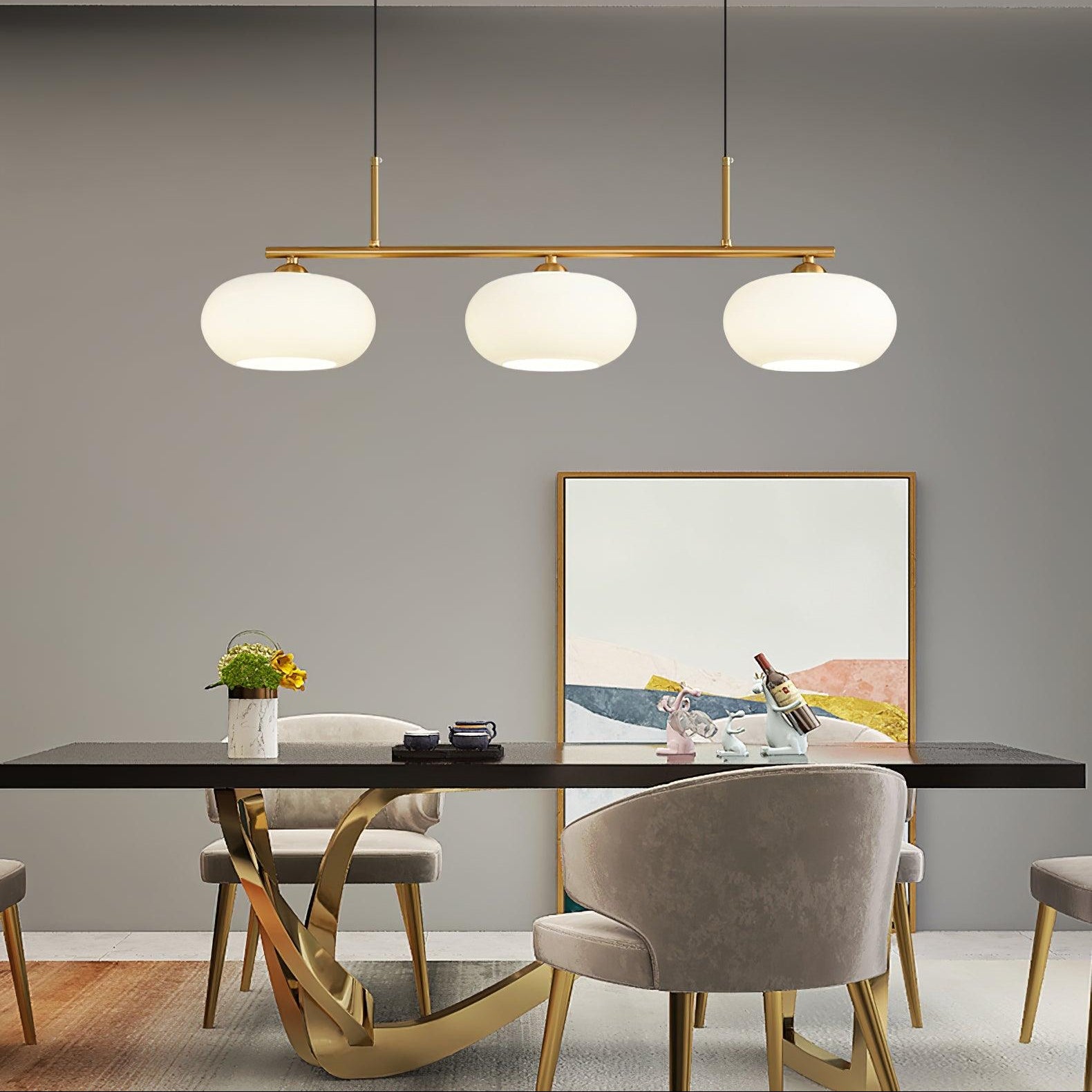 Elea - Modern üveg függeszték lámpa