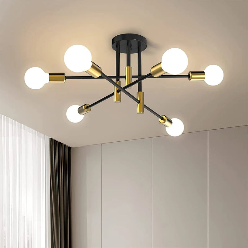 Draxion - Lampe Plafonnier Rétro Industrielle E27