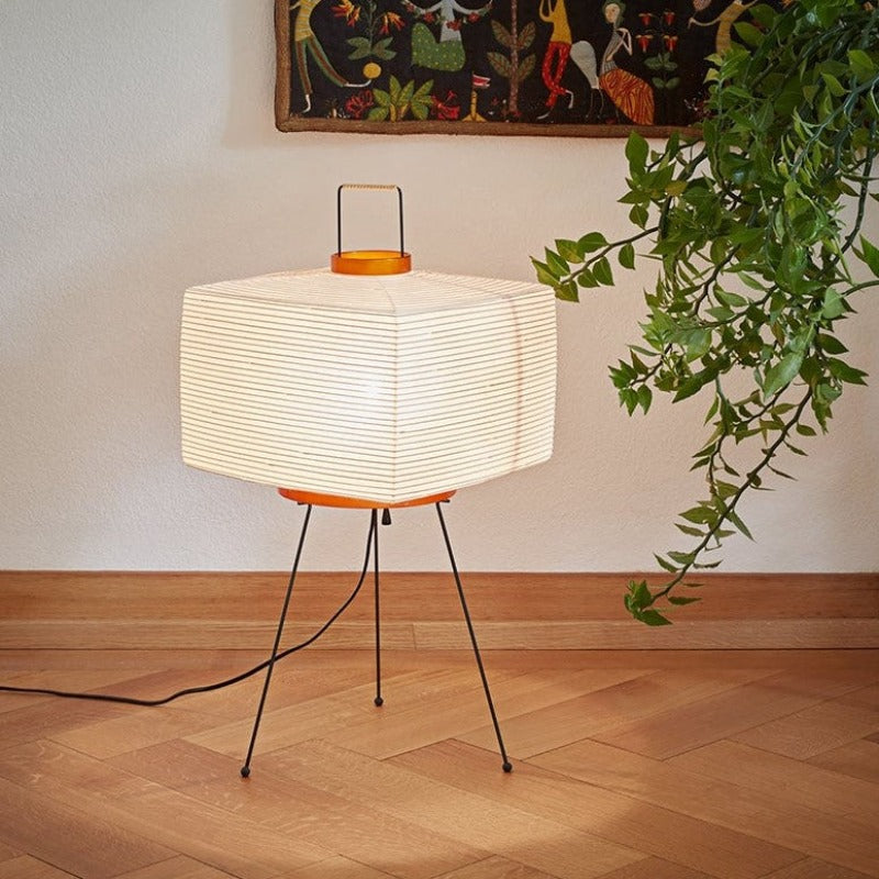 Eryndalis - Japanse Creatieve Papieren Vloerlamp met Driepoot