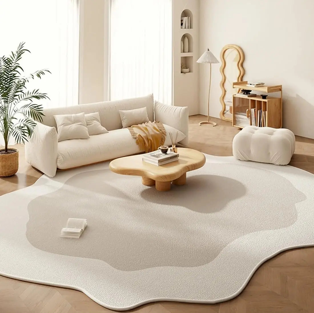 Vikama – Tappeto Minimalista Forma Irregolare Antiscivolo