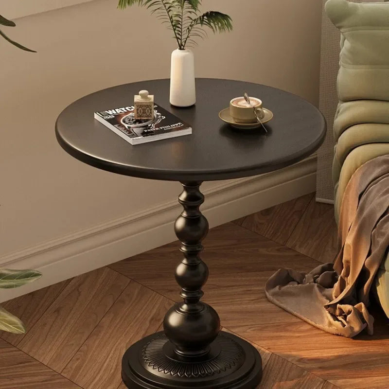 Mariselle - Vintage Moderne Ronde Bijzettafel