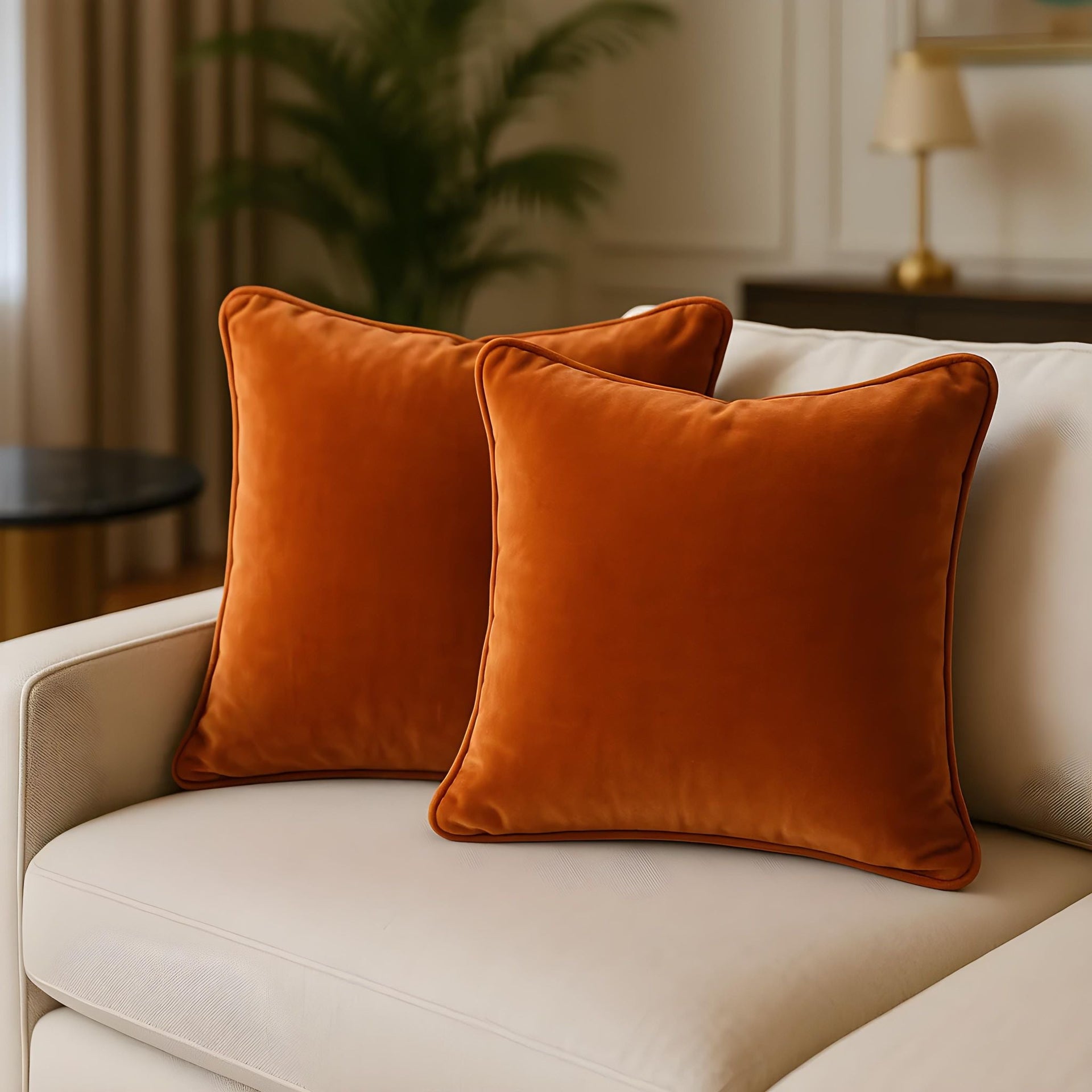 Marvella – Poťah na vankúš z bavlnenej zamatovej látky (1 kus)