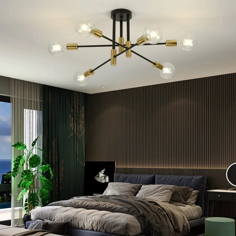Draxion - Lampe Plafonnier Rétro Industrielle E27